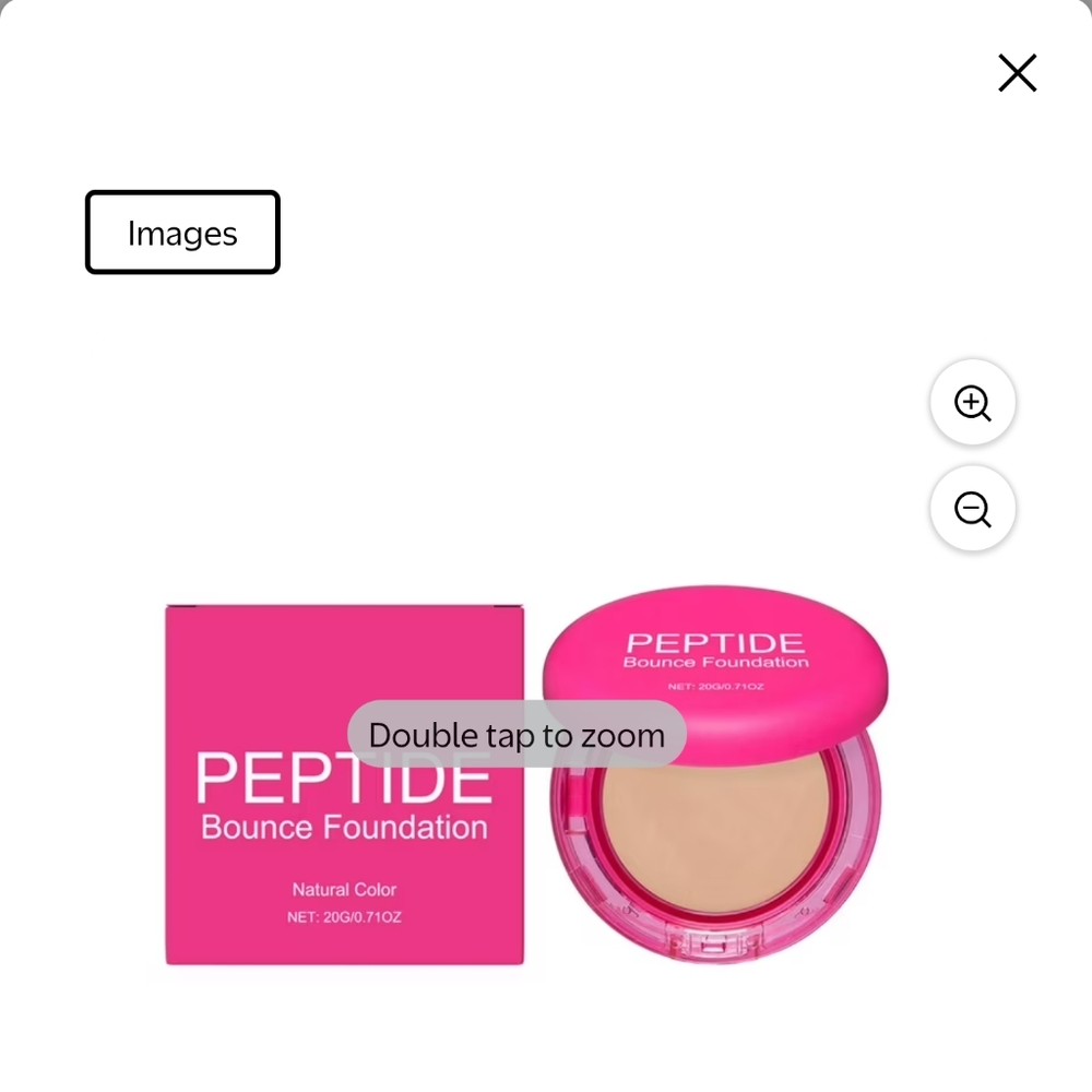 Peptide Bounce Balm Foundation Natural Color Makeup light beige 01#